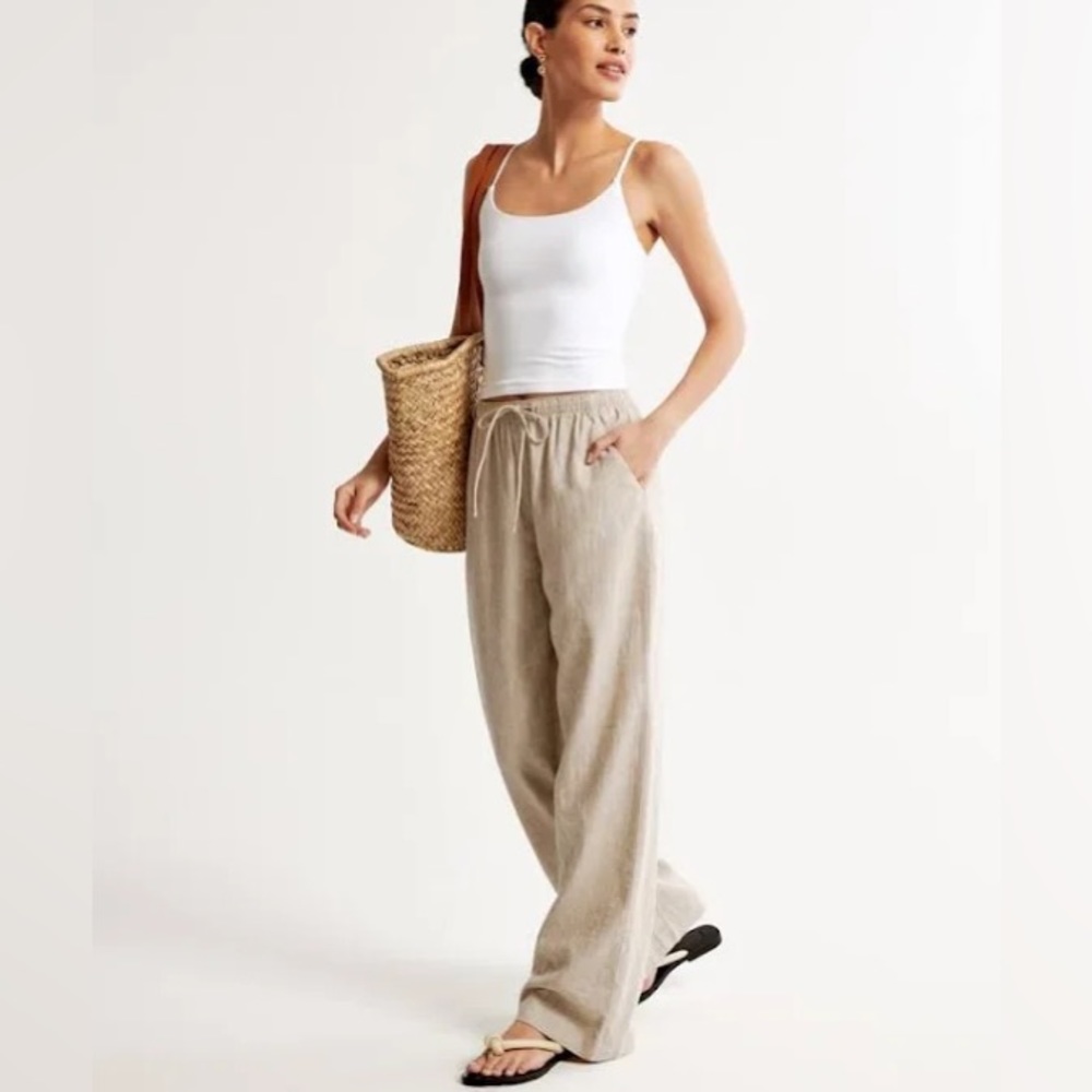 DOLMA | LINEN PANTS BEIGE XL